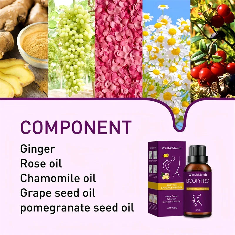 Hip Firming Lifting Body Oil – Ginger Botanical Shaping Cream