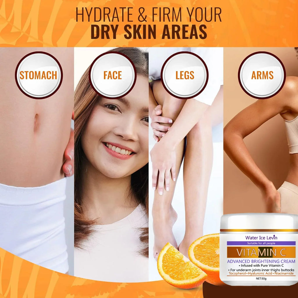 Vitamin C Brightening Body Cream – Underarm, Thigh & Glow