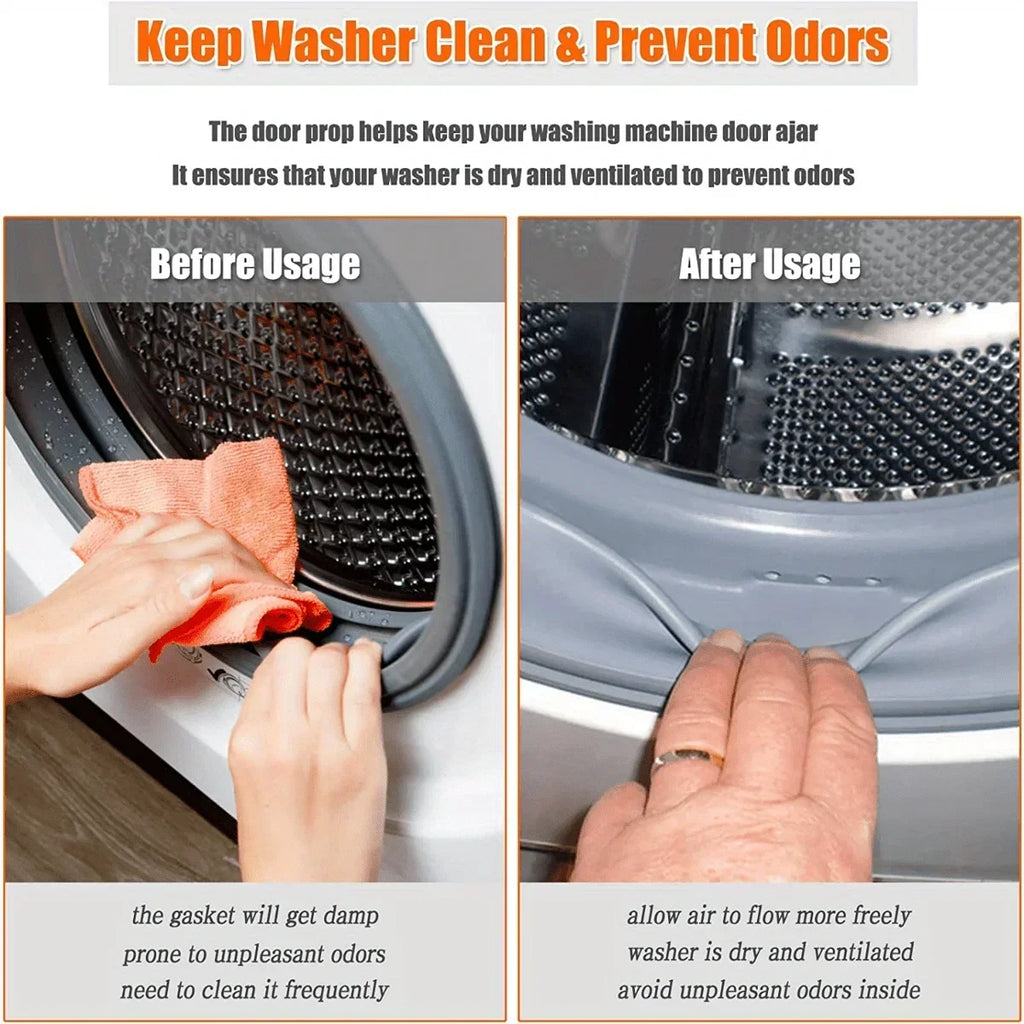 Silicone Washing Machine Door Holder Magnetic Washer Prop Keep Open
