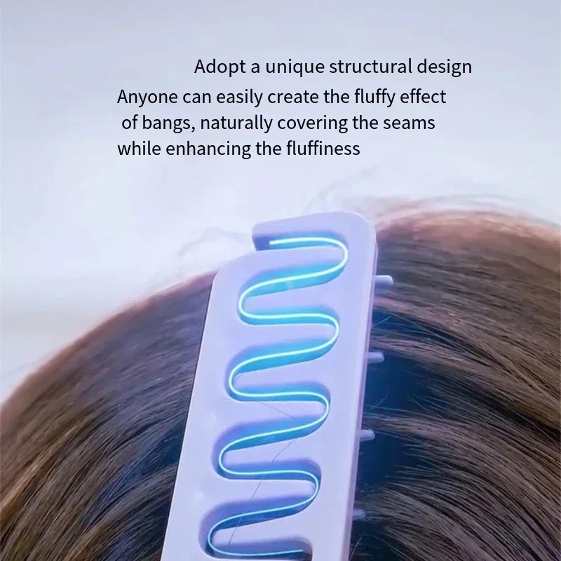 Volumizing Wide-tooth Hair Men Fluffy Texture Styling Comb Roots