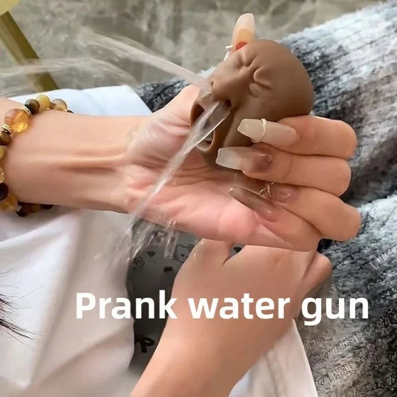 1 3 Funny Yawning Tea Pet Water Gun Toy Ugly Head Mischief Creative