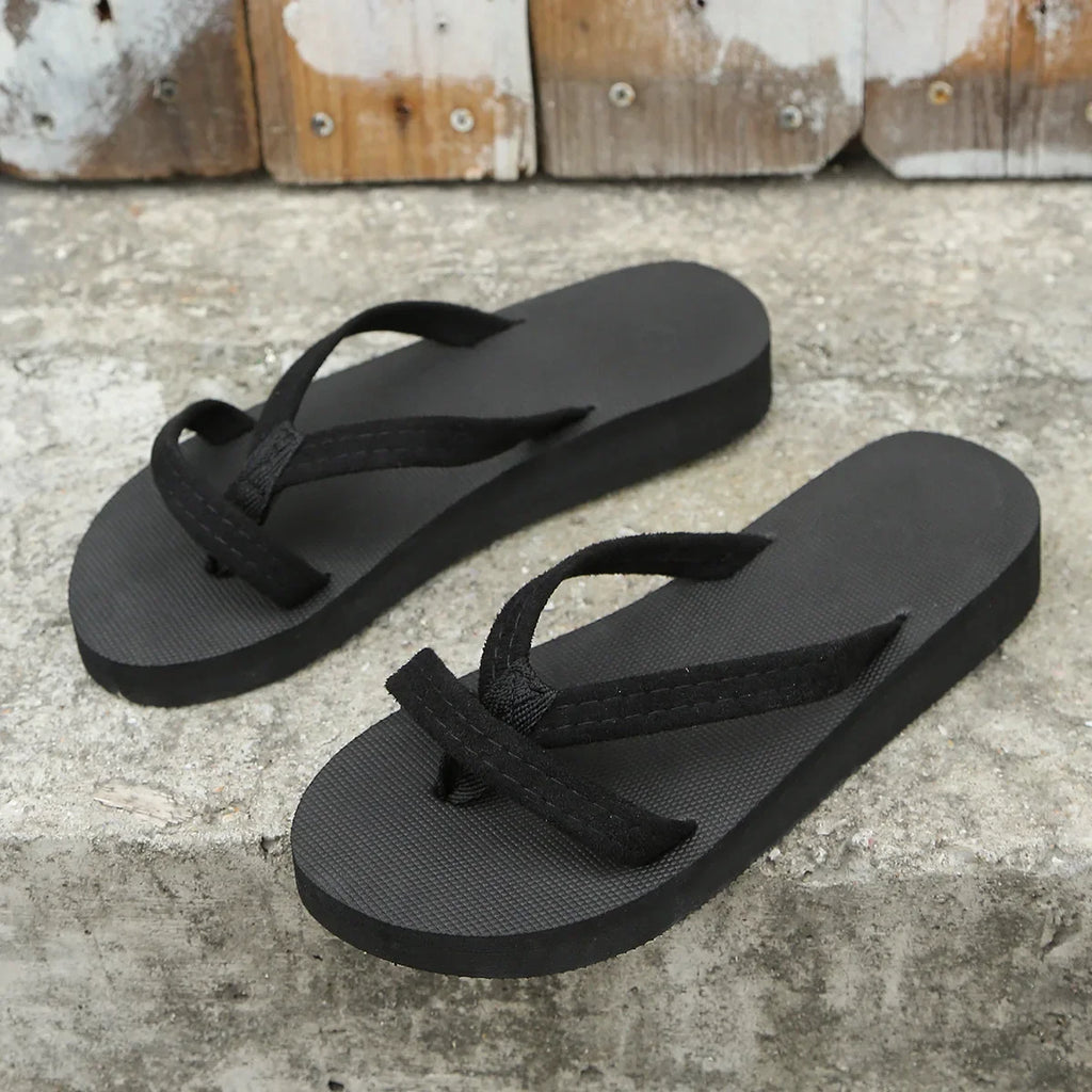 Women's Platform Flip Flops – Summer Beach Flat Sandals