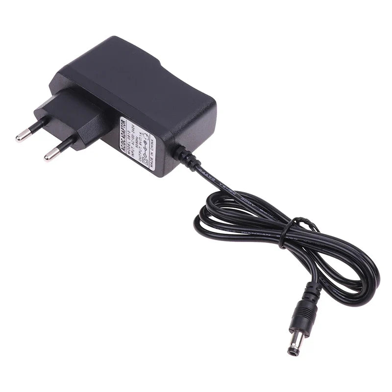 EU Plug Reverse Polarity Charger Adaptor AC 100V-240V Converter