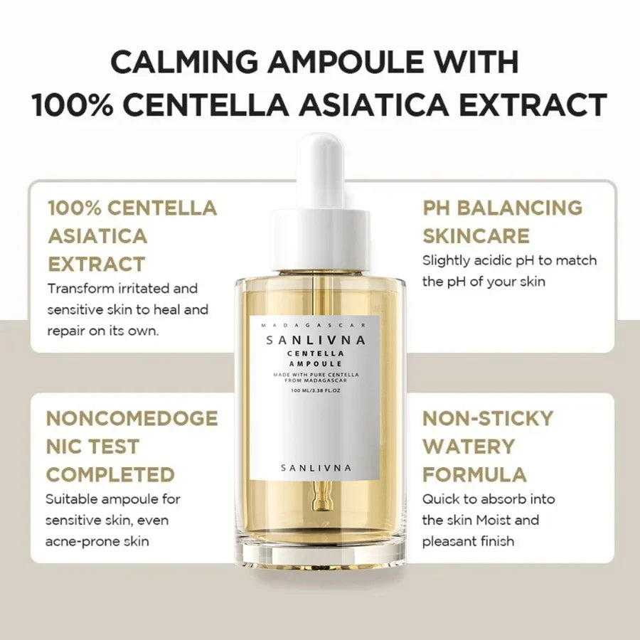 SANLIVNA Centella Asiatica Ampoule Serum – Korean Glass Skin