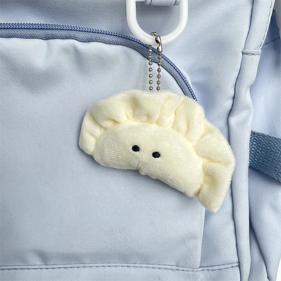 Cute Dumpling Keychain Pendant – Cartoon Bag Charm & Figurine