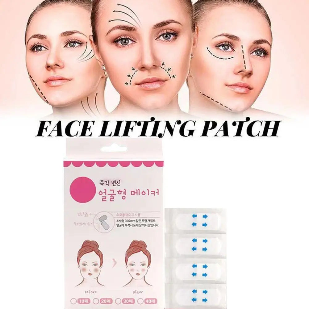 SADOER Invisible Face Lift Tape – 40 V-Shape Chin Patches