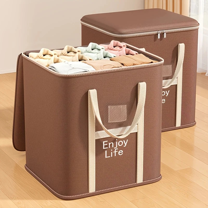 Large Collapsible Storage Bags for Clothes, Blankets & Bedding