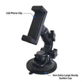 Universal Car Phone Holder – 360° Suction Cup Windshield Mount