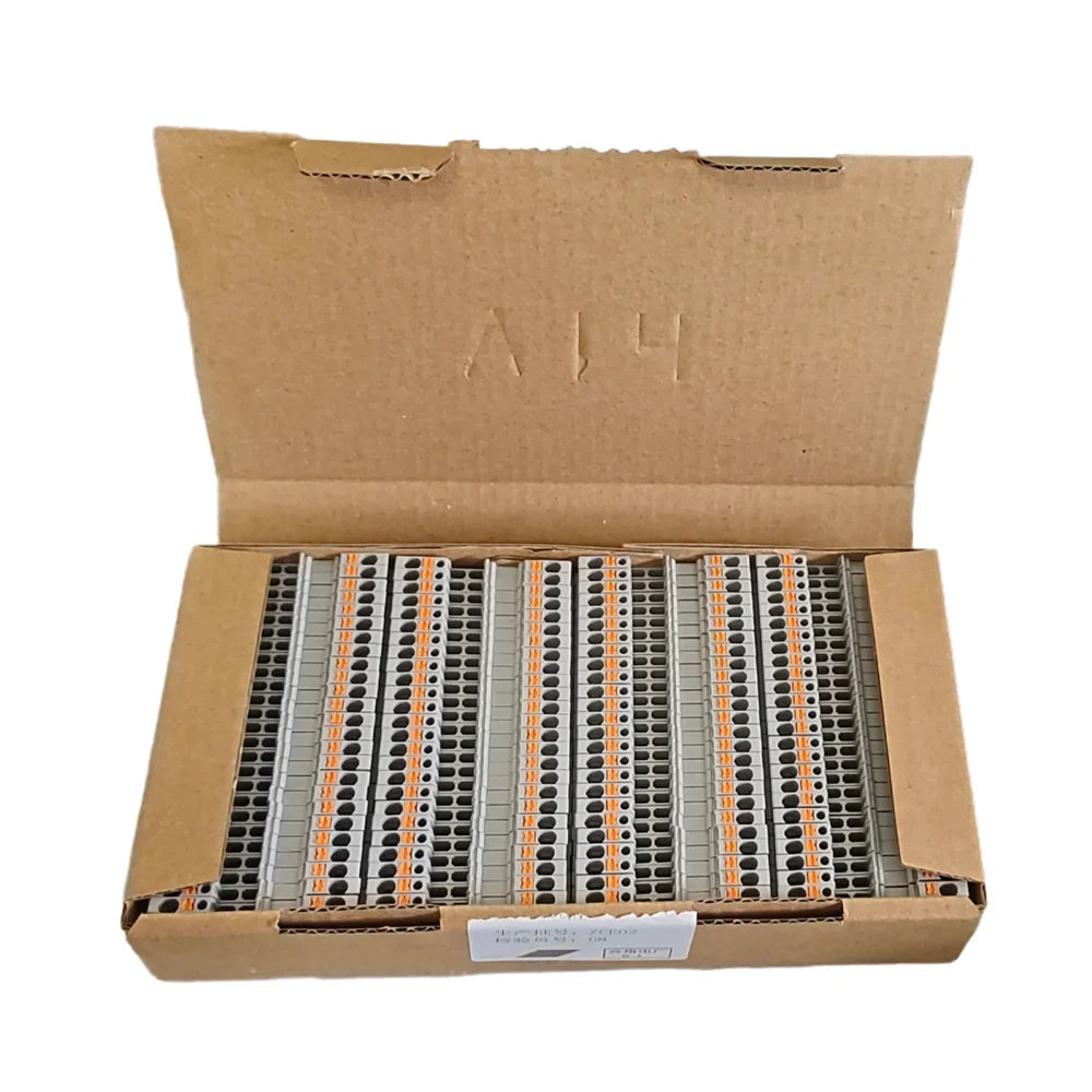10 50 Din Rail Terminal Block PT-1 5 Electrical Wire Spring