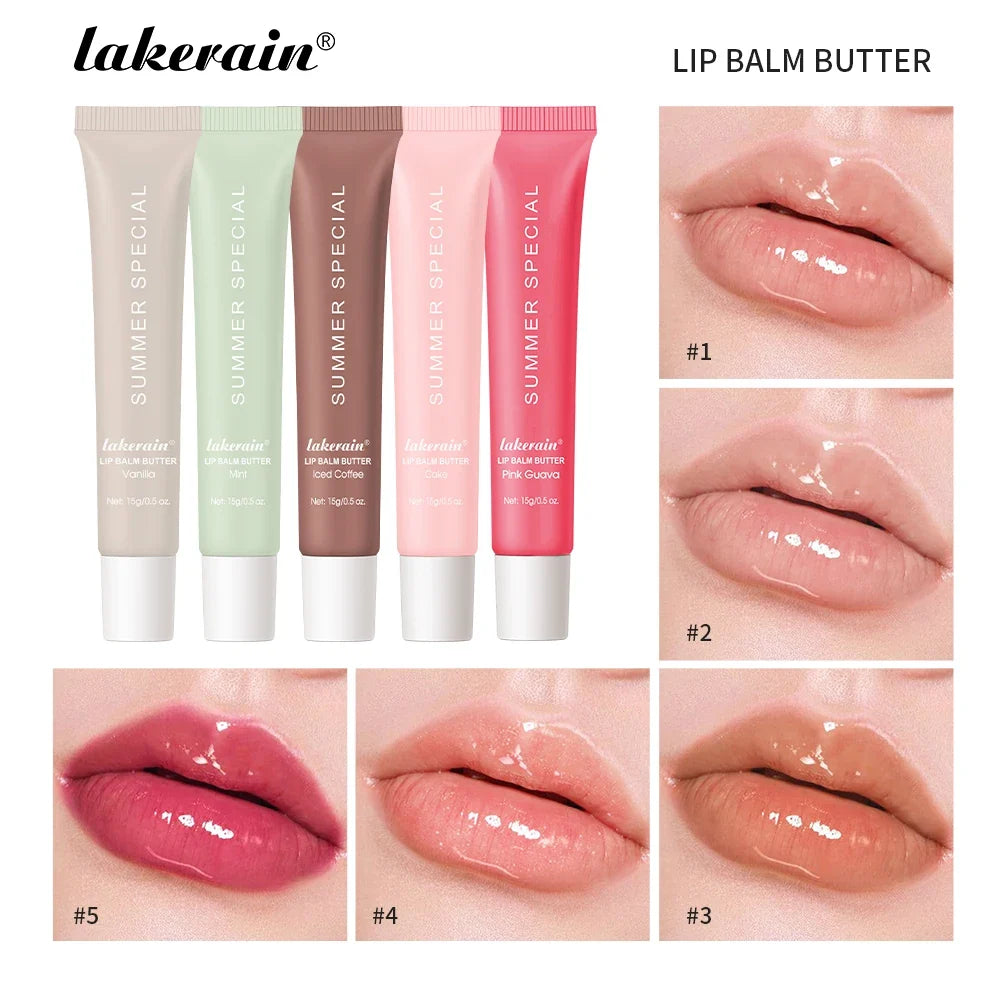 Moisturizing Lip Balm Butter Gloss – Vanilla, Pink Sugar & Coffee