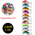 2026 Mini Biomimetic Hard Bait Random 3 5 Mixed Crank Fishing Lure