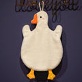 Cartoon Goose Hand Towel – Absorbent Quick Dry Kitchen & Bath