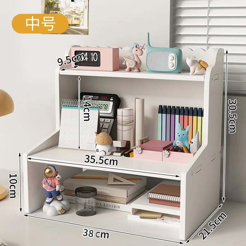 Multi-Layer Desktop Shelf Organizer | Books, Stationery & Desk