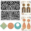 Polymer Clay Texture Sheets – Tile & Pebble Stamp Mat for DIY