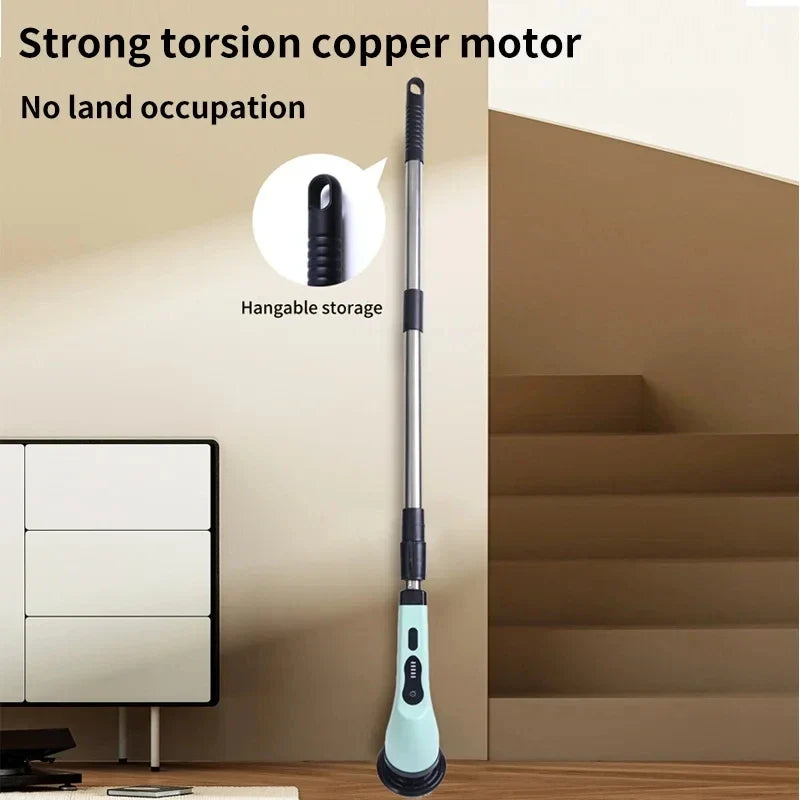 9-in-1 Electric Spin Scrubber | Kitchen & Bathroom Brush