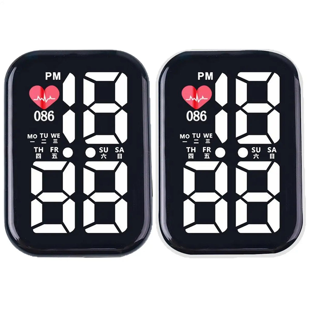 Waterproof LED Stick-On Dashboard Clock | Car Truck Bike Boat