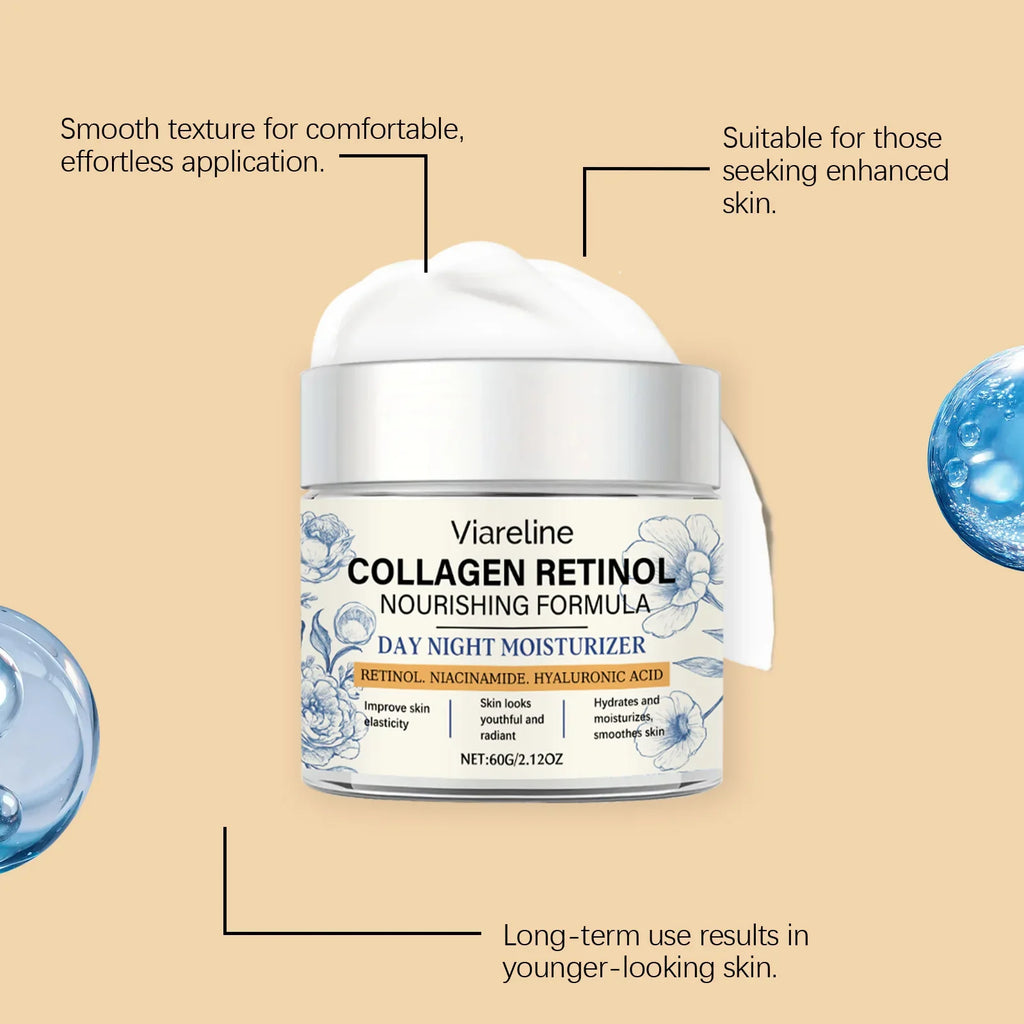 Viareline Retinol Moisturizing Cream | Deep Hydration 60g