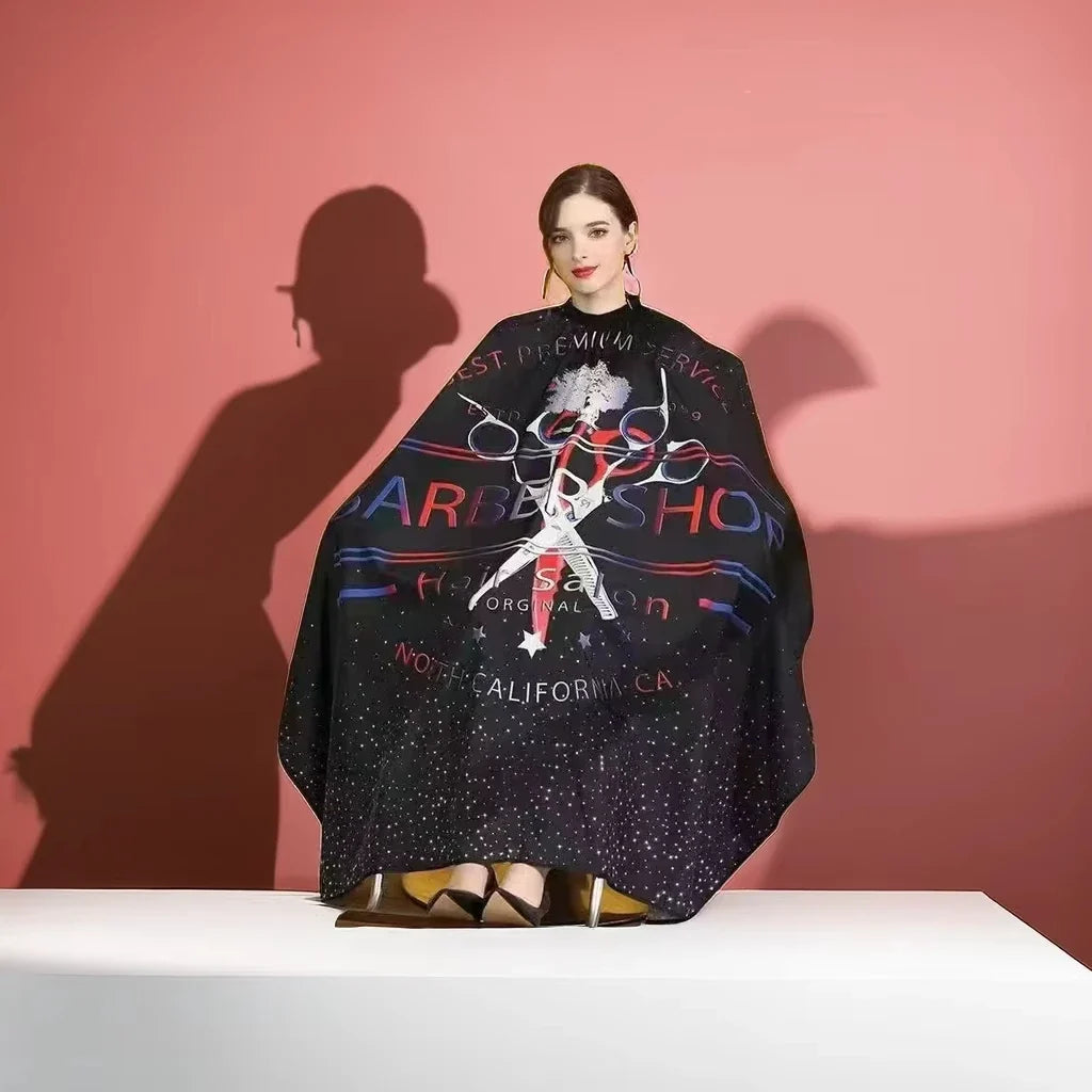 Barber Cape Waterproof Hairdressing Haircut Gown Cloth Hair Styling