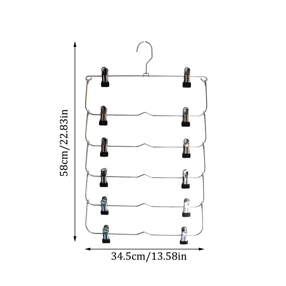 Multi Functional Folding Multi-layer Pants Rack Hanger Household Anti