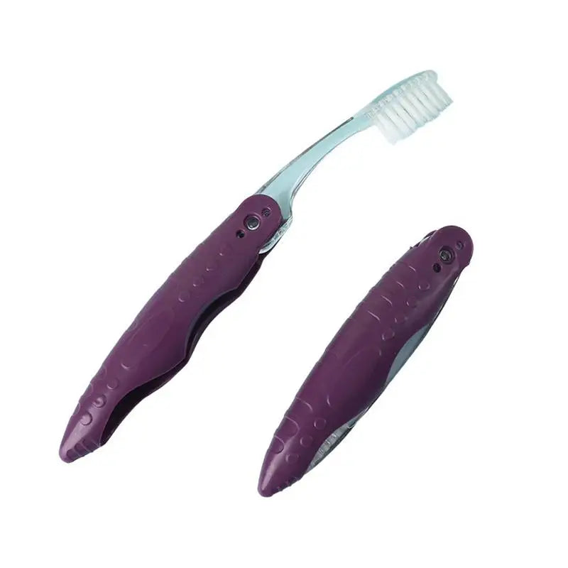 Folding Travel Toothbrush – Portable Collapsible Brush
