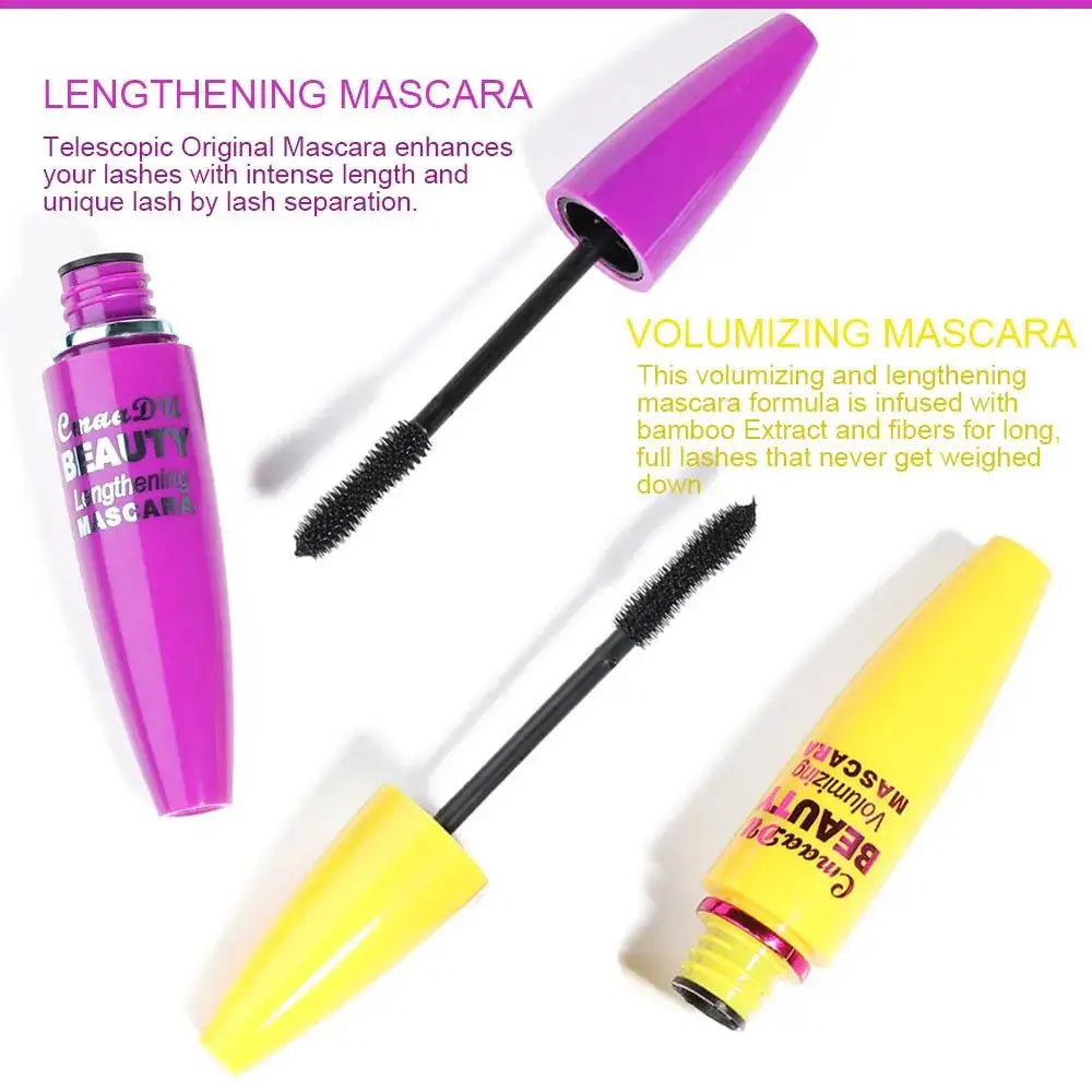CmaaDu 4D Waterproof Volumizing Mascara – Lengthening & Curling