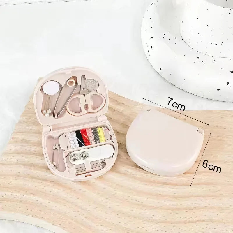 Pink Sewing Kit – Complete Compact Set for Travel & Repairs