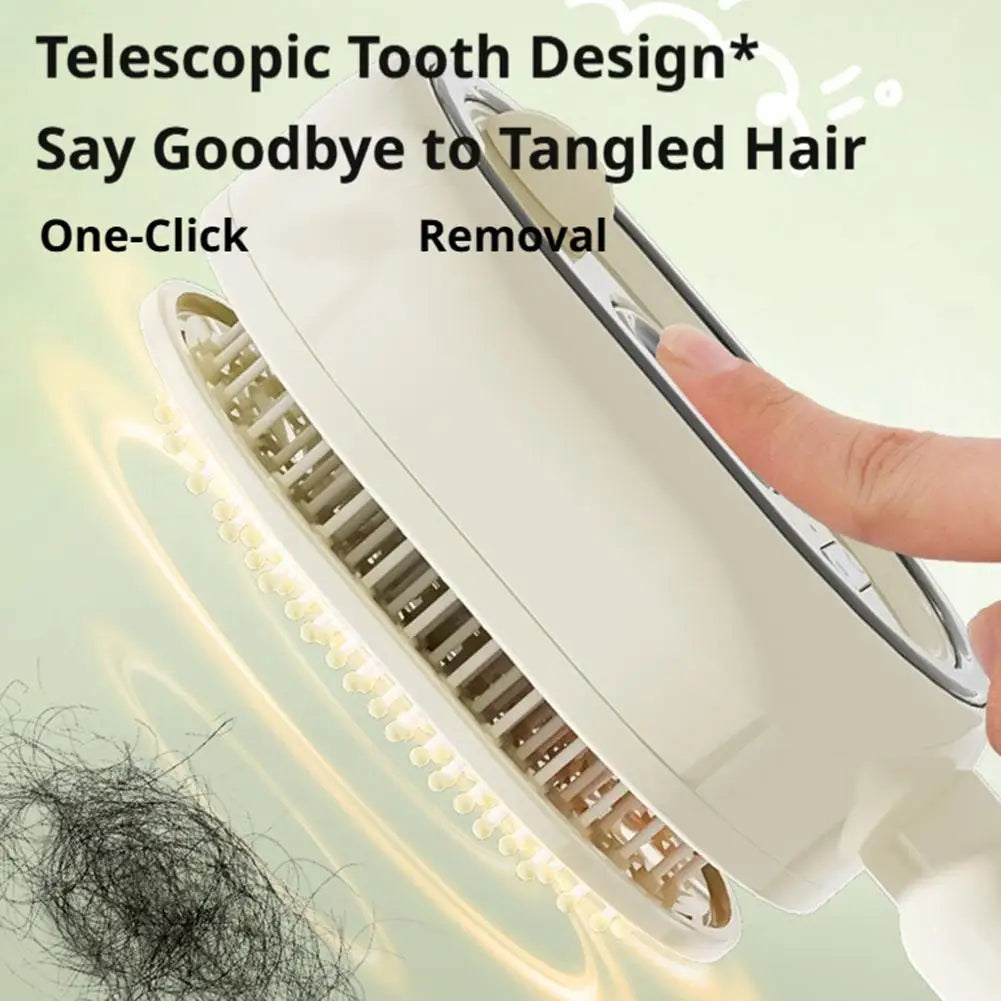 Electric Mist Spray Hair Comb – Rechargeable 2-in-1 Frizz Control