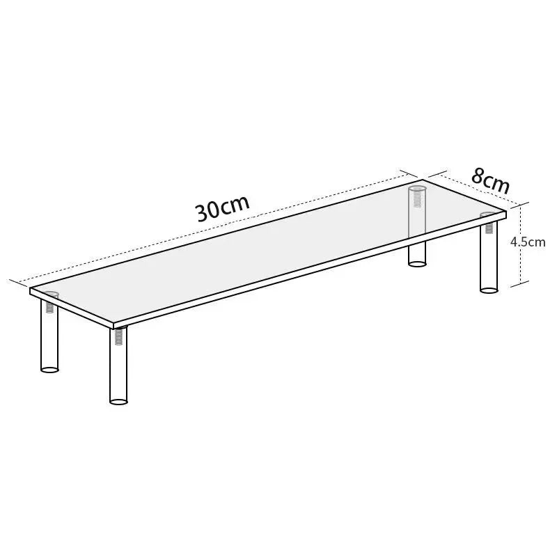 Acrylic Multi-Layer Cosmetics & Perfume Display Shelf Rack