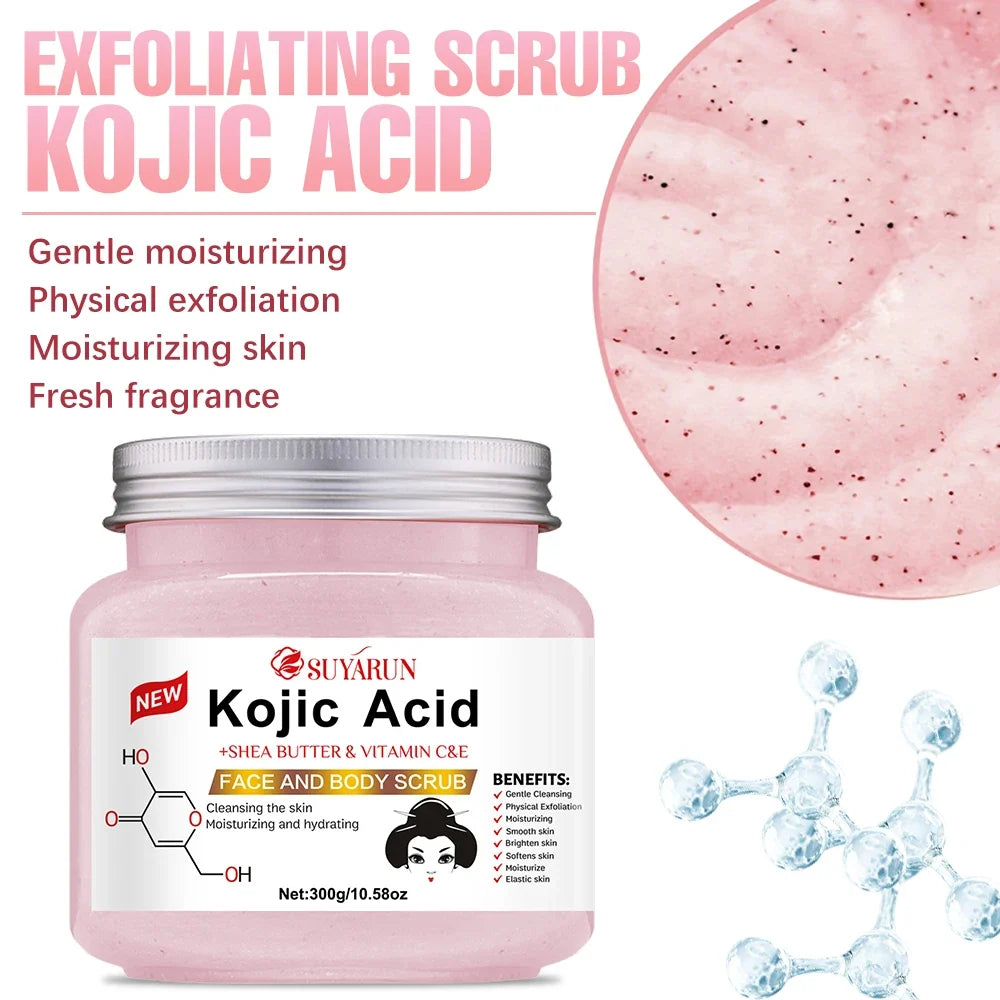 SUYARUN Kojic Acid Body Scrub – Brightening & Dark Spot Fading