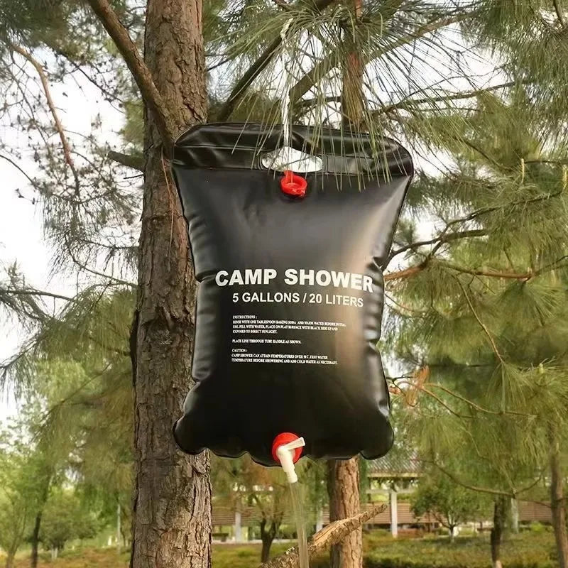 Outdoor Camping Bath Bag Solar Water Shower Portable Storage