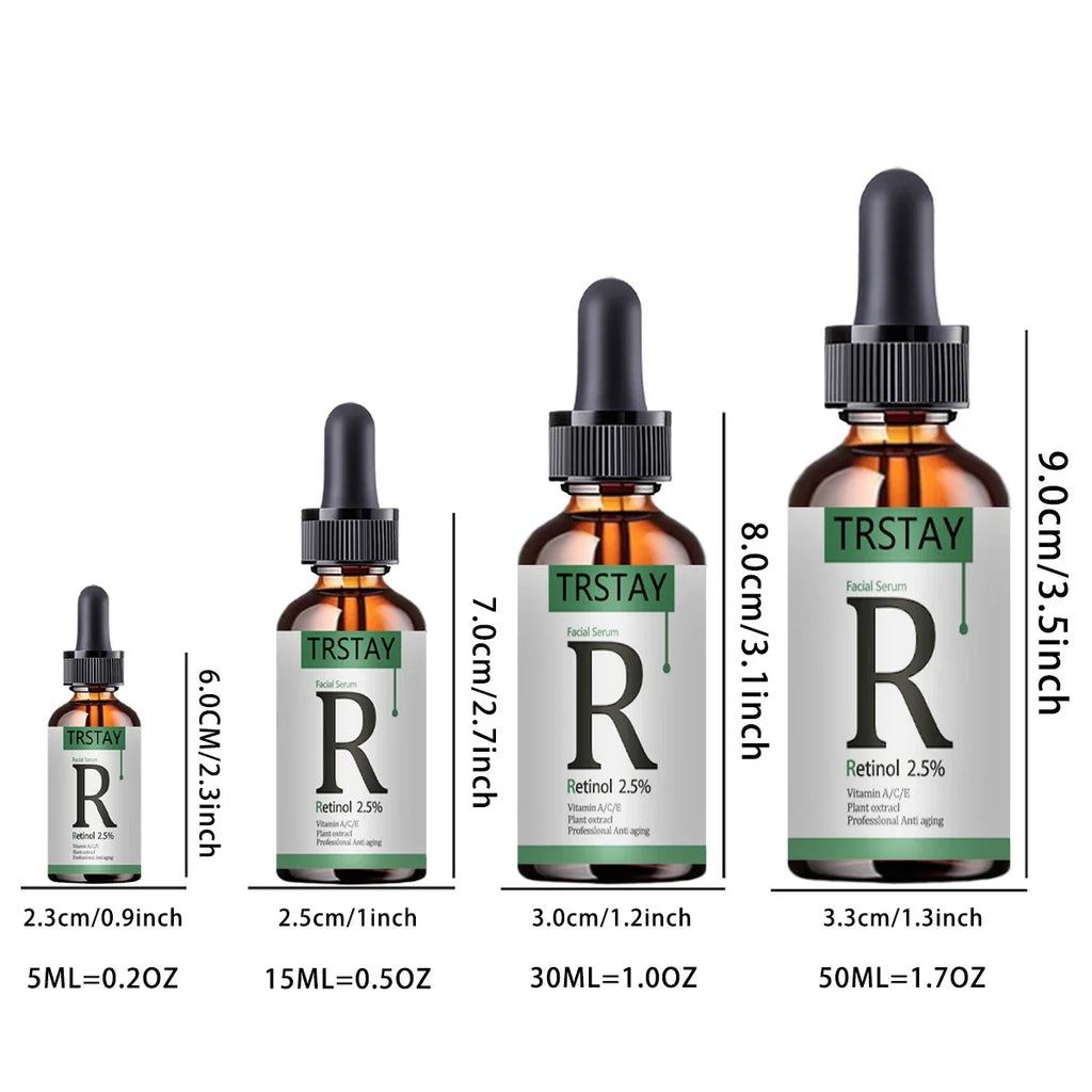 Retinol 2.5% & Vitamin C Facial Serum – Brighten Dark Spots