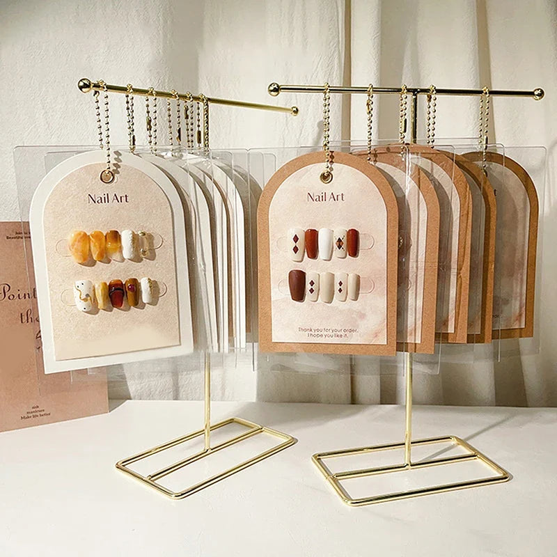 Nail Art Display Stand, Cards & Dustproof Storage Bags