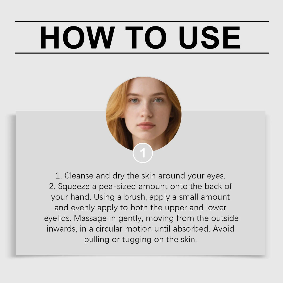 Instant Tightening Eye Cream with Brush – 30g Moisturizing