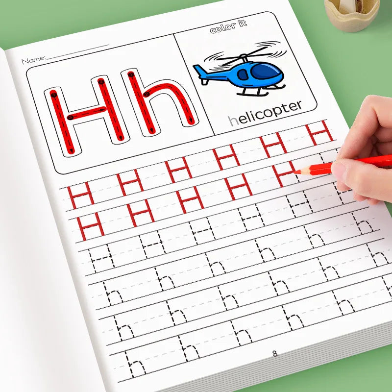 26 Alphabet Practicing Uppercase Lowercase Letters English Coloring