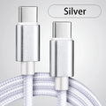 66W 5A USB-C Fast Charging Nylon Cable 1M/2M/3M | iPhone & Samsung