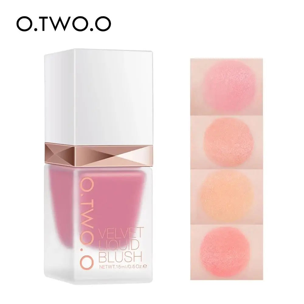 O.TWO.O Liquid Blush 4 Shades – High Pigment, Long-Lasting