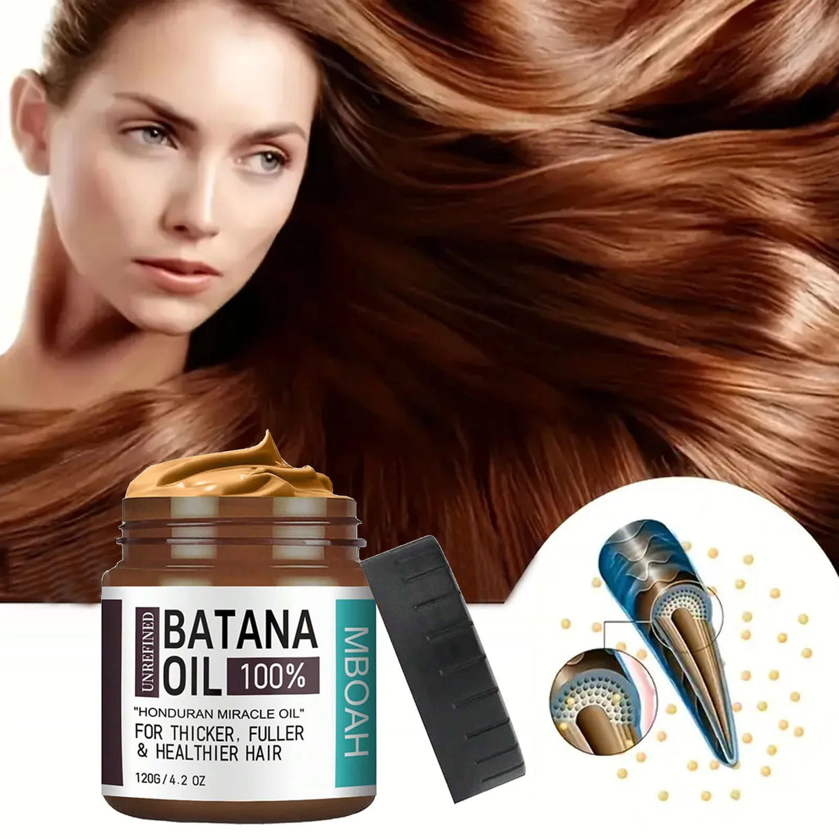 Batana Oil Hair Conditioner – Silkier, Fuller Hair | 120g