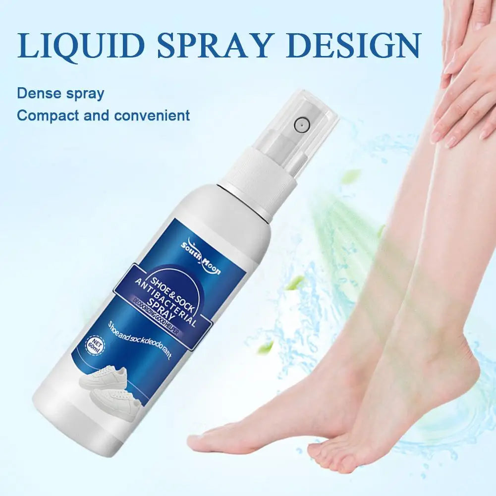 Shoe & Foot Deodorizer Spray 60ml | Antibacterial Odor Eliminator