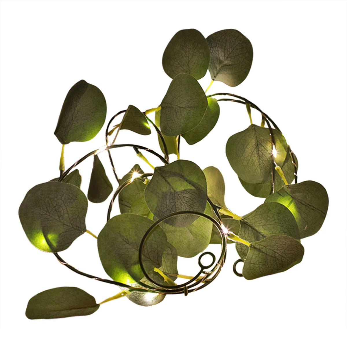 Lighted Eucalyptus Garland | Battery-Powered LED Fairy Vine Decor