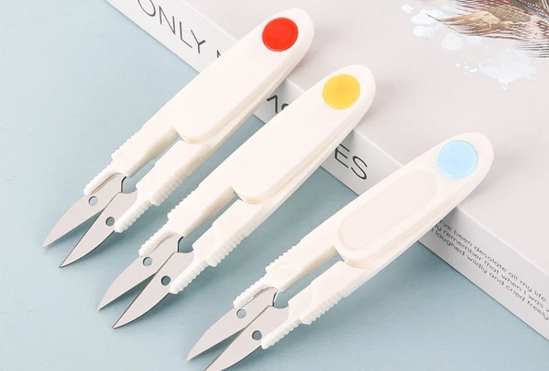 V-Shape Spring Yarn Scissors with Cap – Cross-Stitch & Crafts