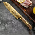 Gold-Plated Titanium Kitchen Cleaver – Sharp Stainless Steel Knife