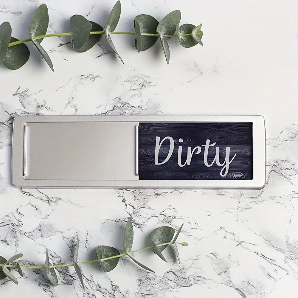Dishwasher Clean Dirty Magnet Sign | Kitchen Organizer