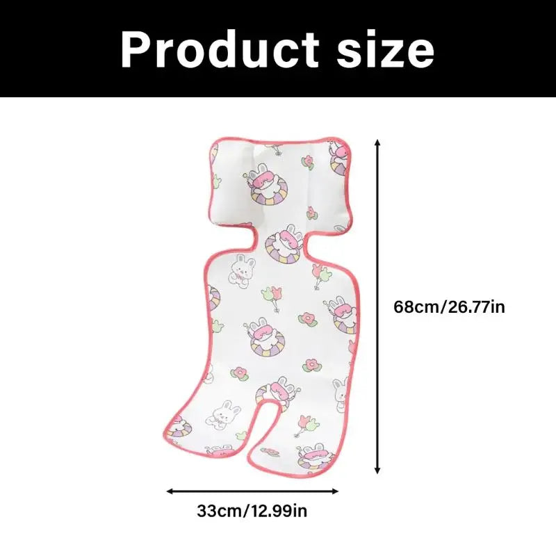Summer Baby Pram Cooling Pad | Breathable Bamboo Cushion Liner