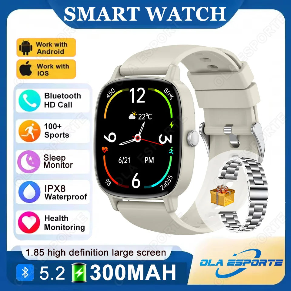 2026 Men's Smart Watch Women's HD Full Touch Screen Sports Fitness