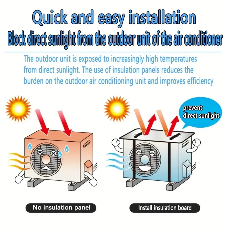 Outdoor AC Unit Cover – Rain, Sun & Dust Protection | PVC