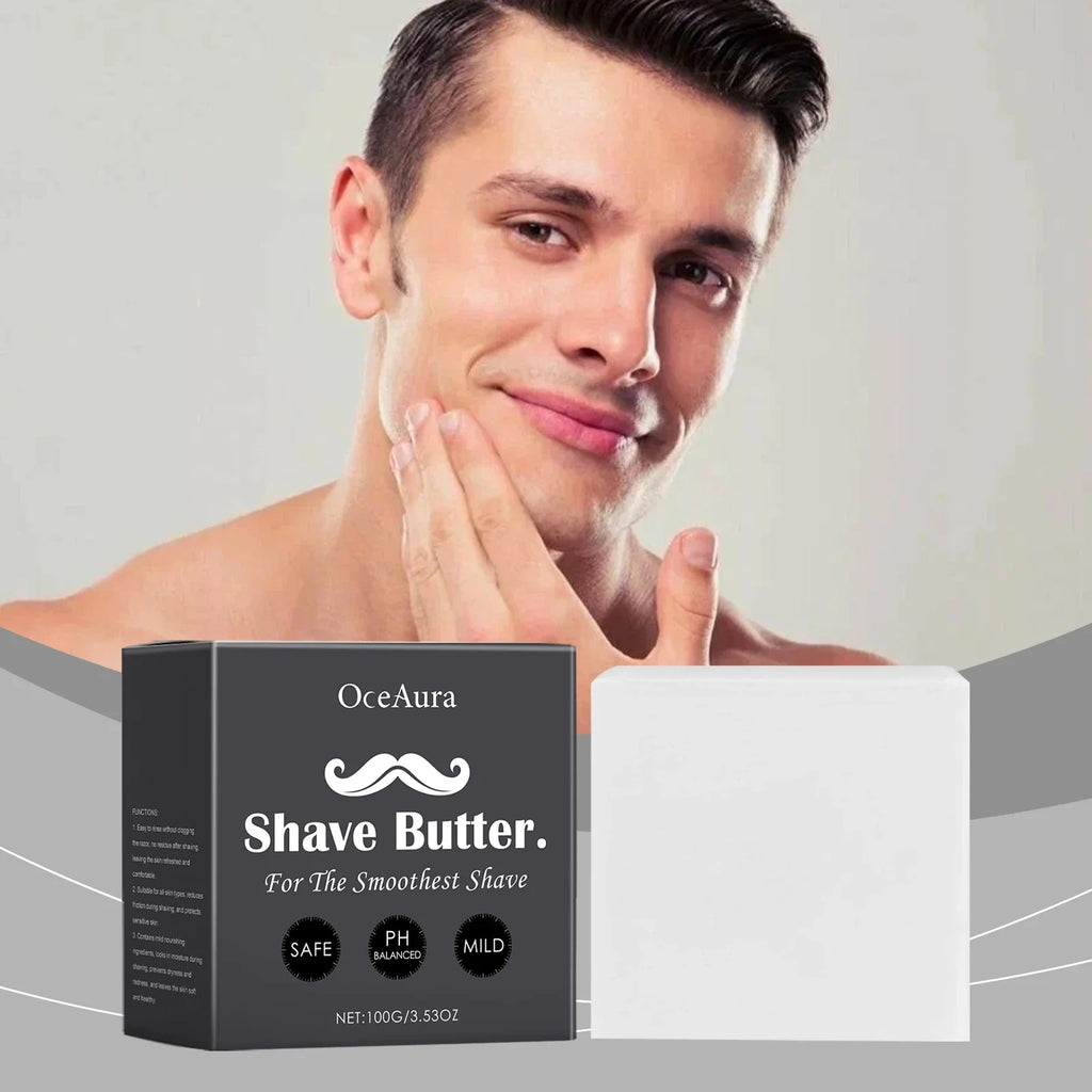 OceAura Men's Shaving Soap – Moisturizing & Smooth Shave