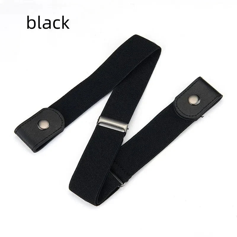 Buckle-Free Invisible Elastic Belt | Unisex Stretch Waistband