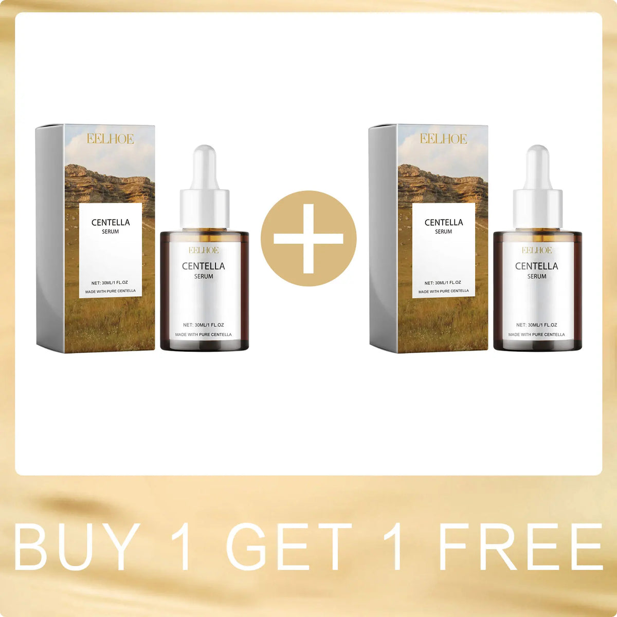 EELHOE Centella & Hyaluronic Acid Face Serum | Firm & Glow