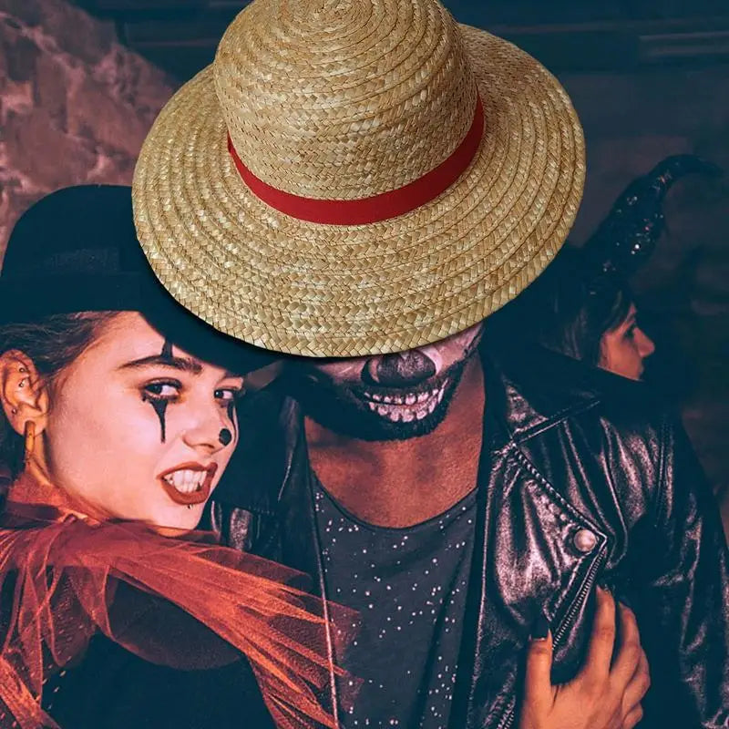 Unisex Straw Sun Hat – Beach, Festival & Costume Prop