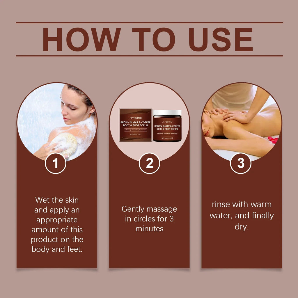 Coffee Body Scrub – Exfoliate, Moisturize & Smooth Skin 100g